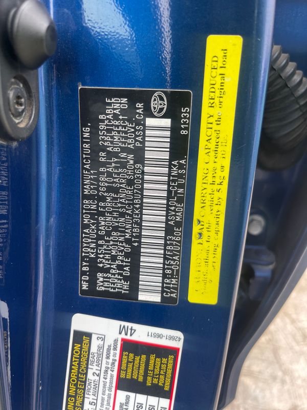 Thumbnail 11 of 2008 Toyota Camry LE